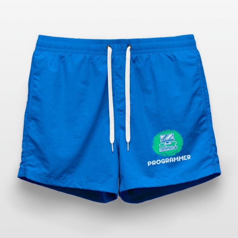 Computer Developer Programmierer Computerfreak Badeshorts