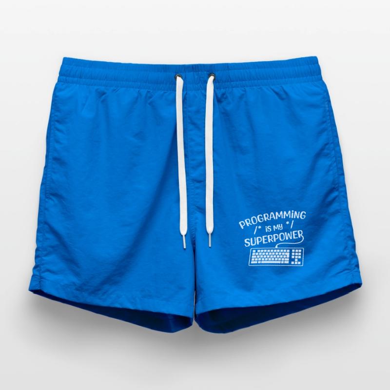 Computerfreak Developer Statement Coding Computer Science Swim Trunks