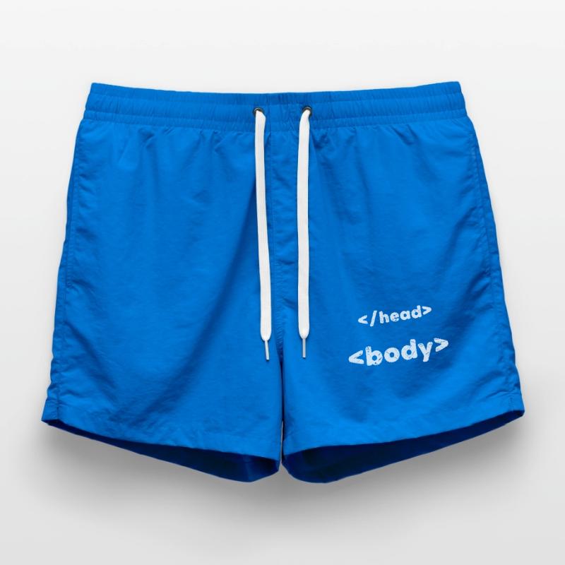 Code Programmer Developer Scripting Computer Science Swim Trunks