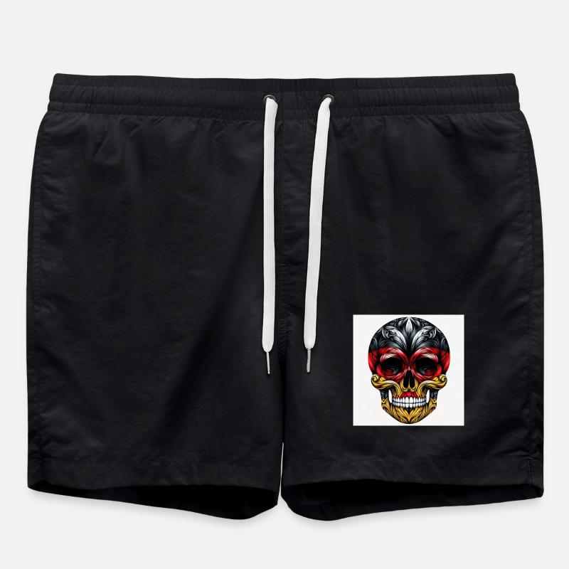 Skull Germany - Swim Trunks - black