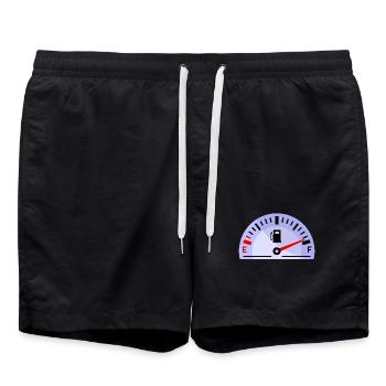 Ravitaillement en énergie électrique de la station-service - Short de bain - noir - Devant - AI Model Male 185 light (185cm)