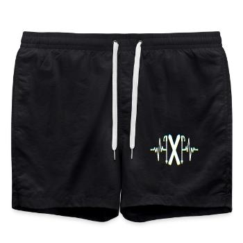 Ski Sports d’hiver Snowboard Biathlon Neige - Short de bain - noir - Devant - AI Model Male 185 light (185cm)
