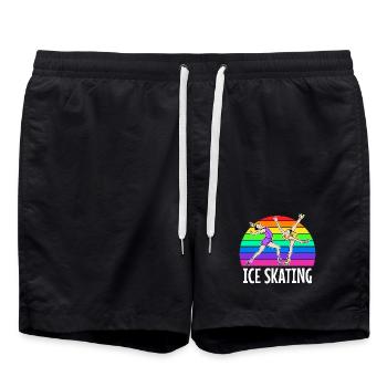 Patinage sur glace Hockey sur glace Snowboard Sports d’hiver Glace - Short de bain - noir - Devant - AI Model Male 185 light (185cm)