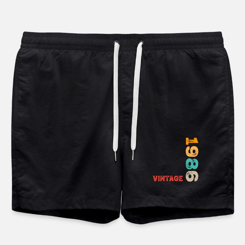 40th Birthday - Swim Trunks - black