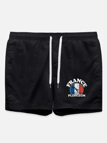 Diving - France diving - France - France sport - Swim Trunks - black
