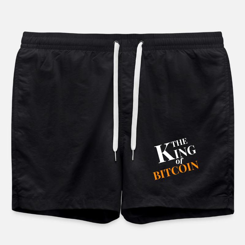 King of Bitcoin Chart - Swim Trunks - black