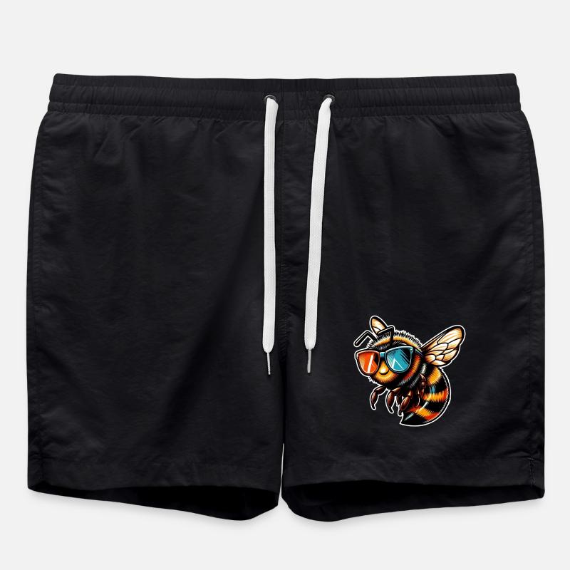 Abeille - Short de bain - noir
