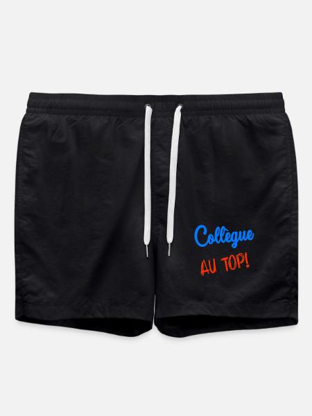 COLLEGUE. RETRAITE. RETRAITE. RETRAITEE - Short de bain - noir