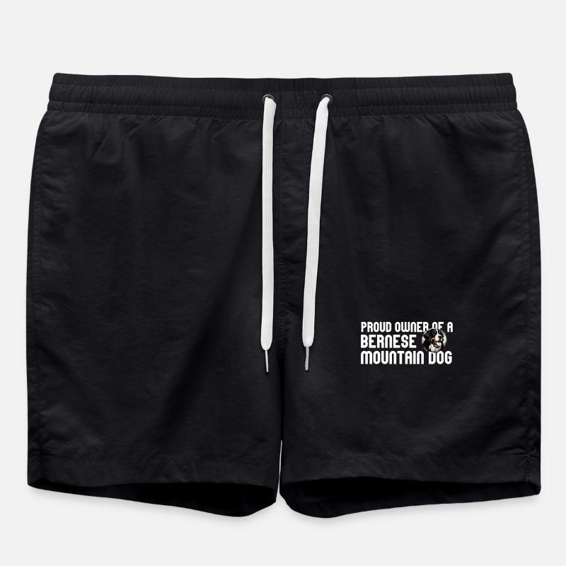Berner Sennenhund - Badeshorts - Schwarz
