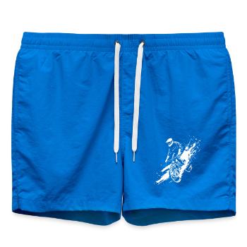 Mountain bike cyclists - Swim Trunks - cobalt blue - Front