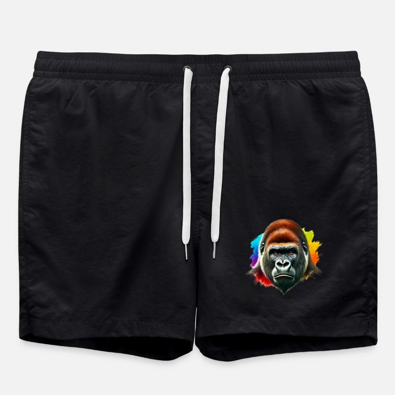 Gorilla - Badeshorts - Schwarz