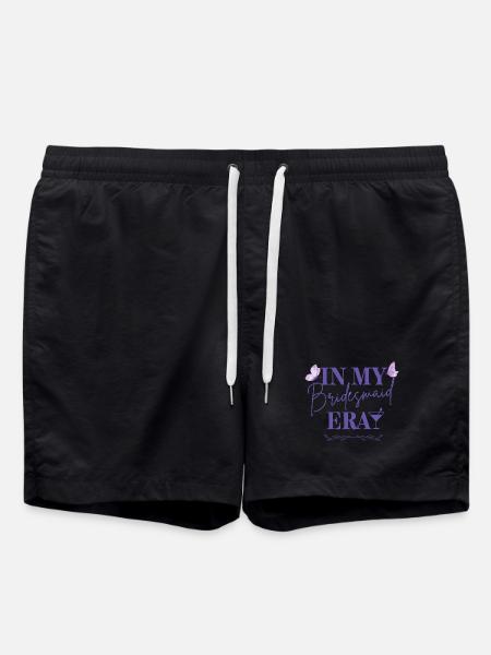 Bridesmaid Era: Stylish Party T-Shirts - Swim Trunks - black
