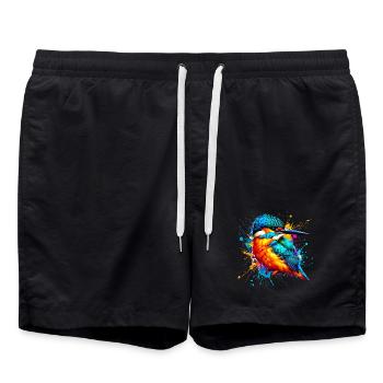 Martin-pêcheur - Short de bain - noir - Devant - AI Model Male 185 light (185cm)