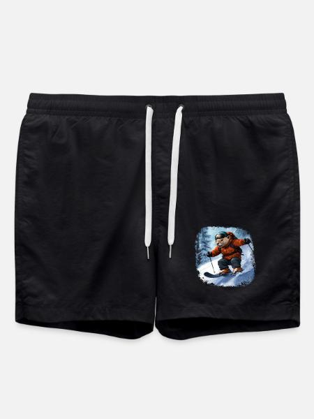Biber Ski - Badeshorts - Schwarz