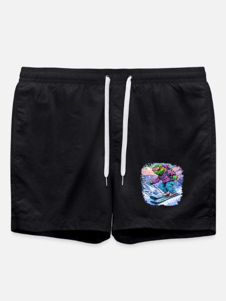 Chameleon Skier / Skier Chameleon - Swim Trunks - black