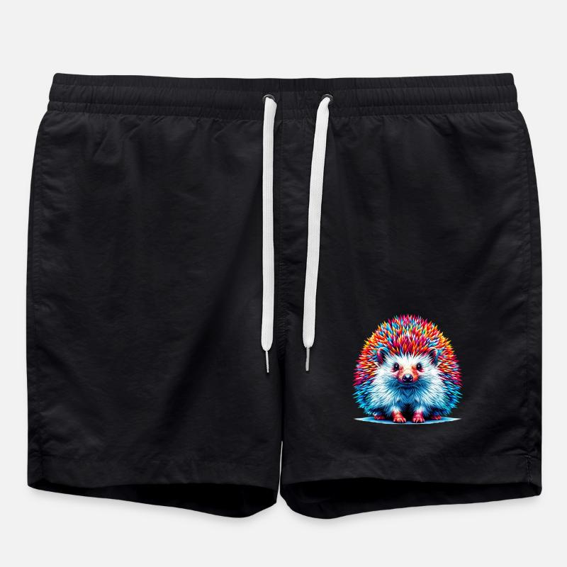 Igel - Badeshorts - Schwarz