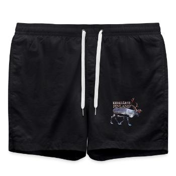 Chemische Abfälle - Badeshorts - Schwarz - Vorne - AI Model Male 185 light (185cm)
