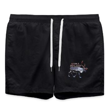 Kittilä - Badeshorts - Schwarz - Vorne - AI Model Male 185 light (185cm)