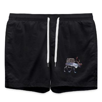 Lapponia - Badeshorts - Schwarz - Vorne - AI Model Male 185 light (185cm)