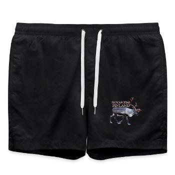 Rovaniemi - Badeshorts - Schwarz - Vorne - AI Model Male 185 light (185cm)
