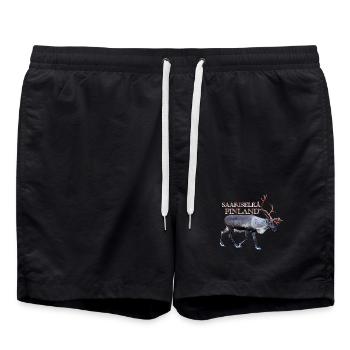 Saariselka - Short de bain - noir - Devant - AI Model Male 185 light (185cm)