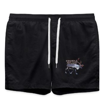 Sodankyla - Short de bain - noir - Devant - AI Model Male 185 light (185cm)