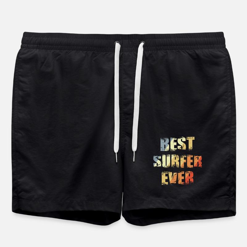 Best Surfer Ever - Badeshorts - Schwarz