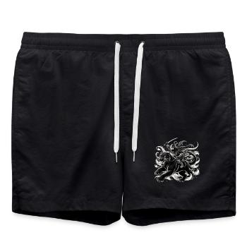 Ninja Jaguar Ninjato Cadeau - Short de bain - noir - Devant - AI Model Male 185 light (185cm)