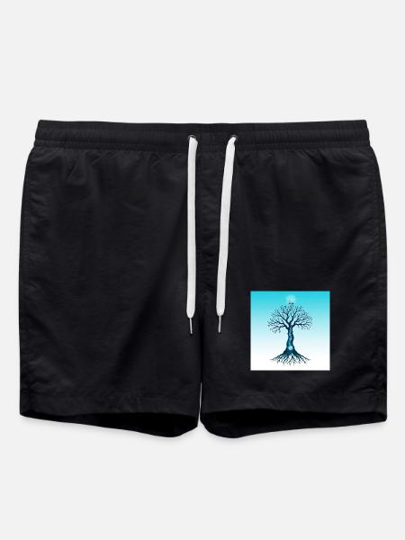 Spiritual Tree - Short de bain - noir