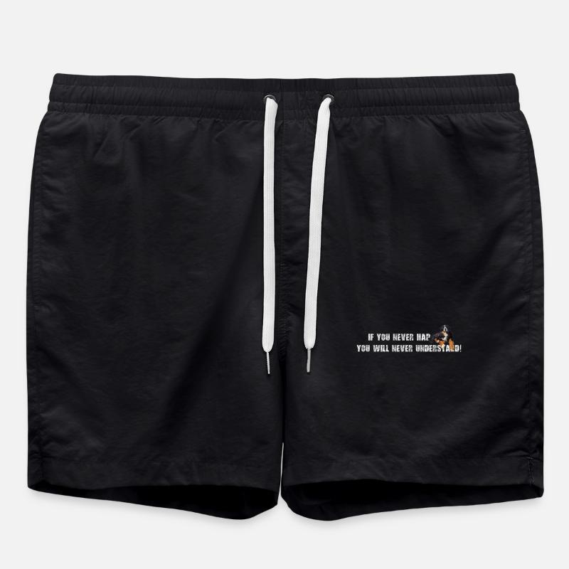 Bernese mountain dog - Swim Trunks - black