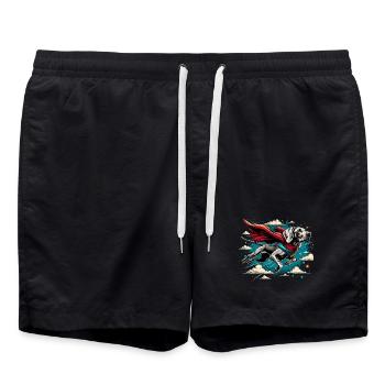 Super chien braque de Weimar Weimi Cape Cape cadeau - Short de bain - noir - Devant - AI Model Male 185 light (185cm)
