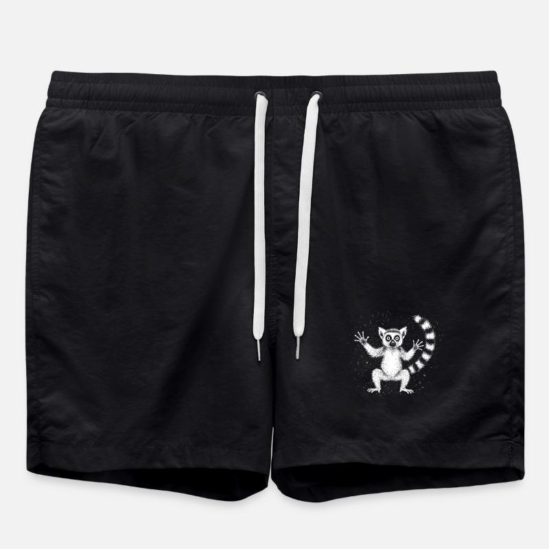 Lemur - Swim Trunks - black