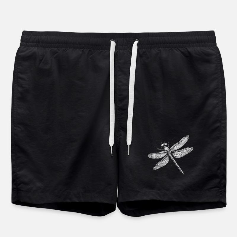 Dragonfly - Swim Trunks - black