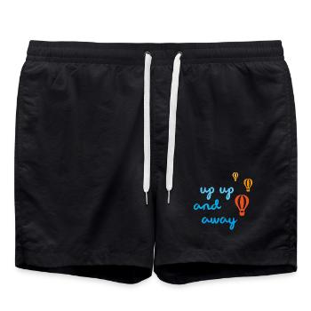 Vol en montgolfière à l’extérieur Sky Travel Fever - Short de bain - noir - Devant - AI Model Male 185 light (185cm)