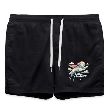 Super Dog Havapoo Cape Cape Gift - Swim Trunks - black - Front - AI Model Male 185 light (185cm)