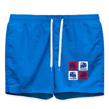 Thaïlande Tuk Tuk Design - Short de bain - cobalt blue - Devant