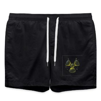 Radioactive - Swim Trunks - black - Front - AI Model Male 185 light (185cm)