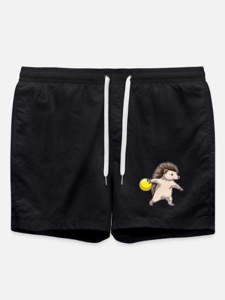 Hedgehog Bowling Bowling Ball - Swim Trunks - black