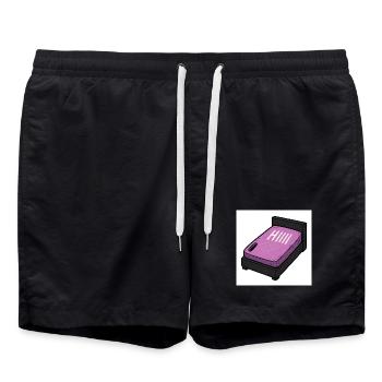 Alarme à court terme avec mode veille - Short de bain - noir - Devant - AI Model Male 185 light (185cm)