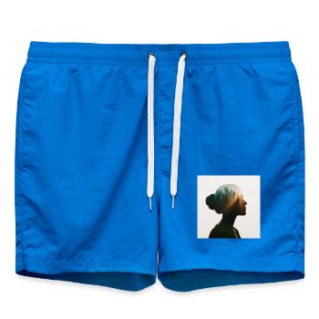 Forest Soul - Swim Trunks - cobalt blue - Front
