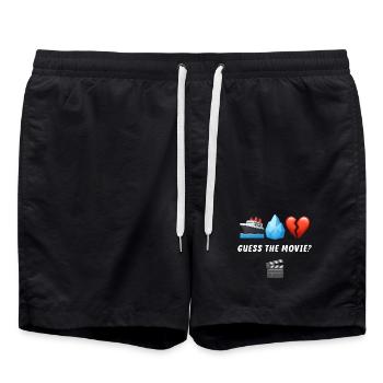 Emotionell Jojo och Isberg Motiv - Short de bain - noir - Devant - AI Model Male 185 light (185cm)