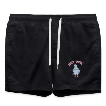 City pigeon - for lovers - Swim Trunks - black - Front - AI Model Male 185 light (185cm)