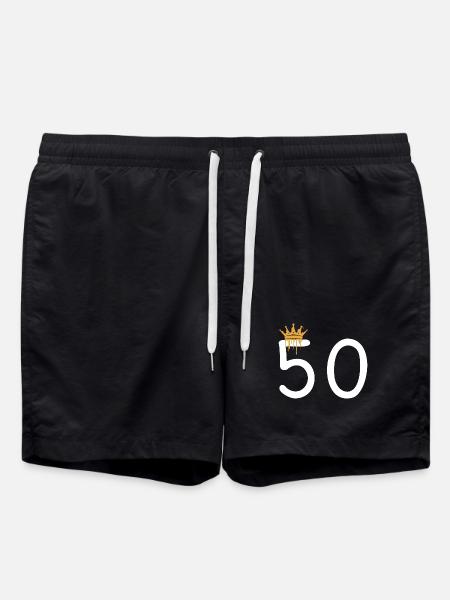 50 - Badeshorts - Schwarz