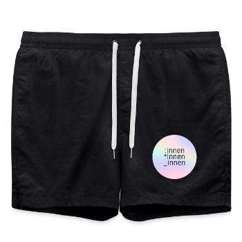*innen_innen - Swim Trunks - black - Front - AI Model Male 185 light (185cm)