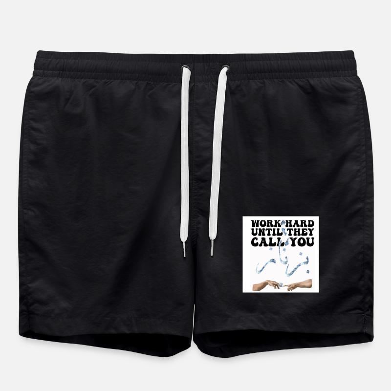 Motivation Work Money - Swim Trunks - black