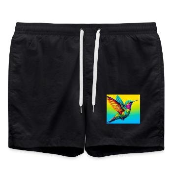 colibri - Short de bain - noir - Devant - AI Model Male 185 light (185cm)