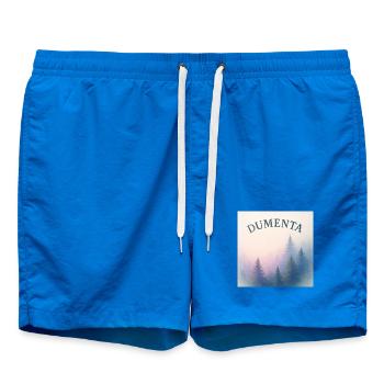 Paysage forestier avec lettrage Dumenta - Short de bain - cobalt blue - Devant