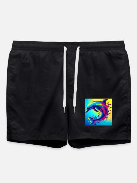 Delfin - Badeshorts - Schwarz