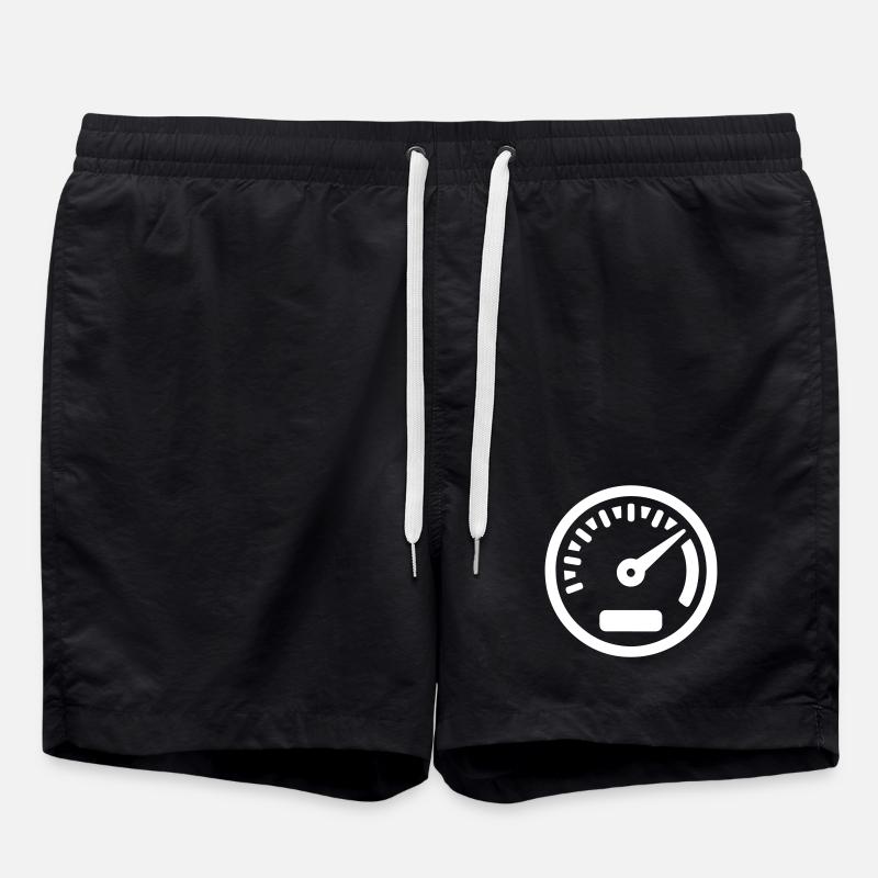 Compteur de vitesse Kmh Accélérateur - Short de bain - noir