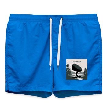 Empowered Équilibre Nature Succès Motivant - Short de bain - cobalt blue - Devant